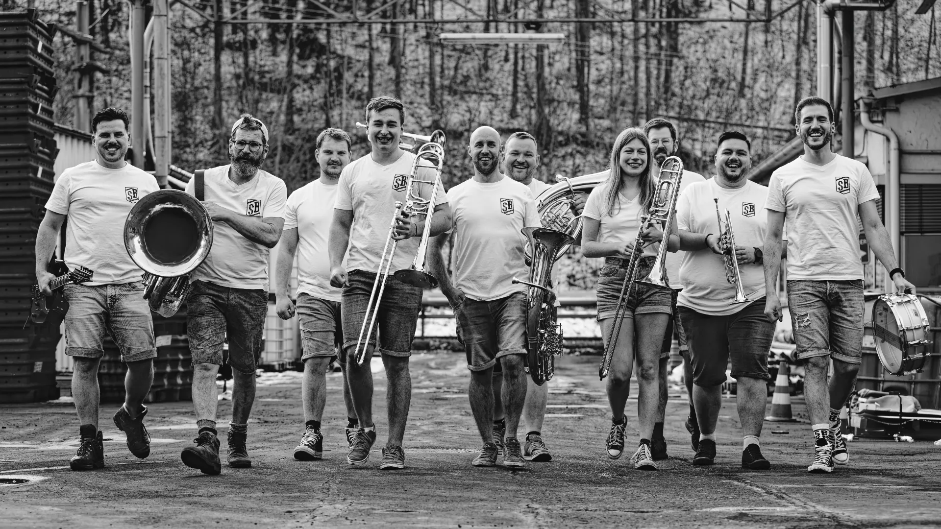 Gruppenfoto von Schwaissblech